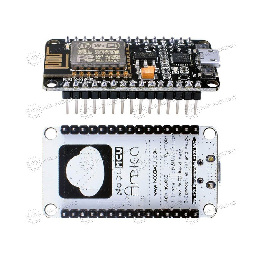 Купить контроллер Wi-Fi NodeMCU V3 (ESP8266, CP2102) в Одинцово, цена 560  рублей в Mir-arduino.ru